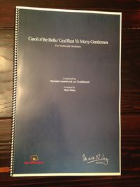 Carol of the Bells / God Rest Ye Merry Gentlemen - Piano and Orchestra, Conductor Score (PDF + Print)
