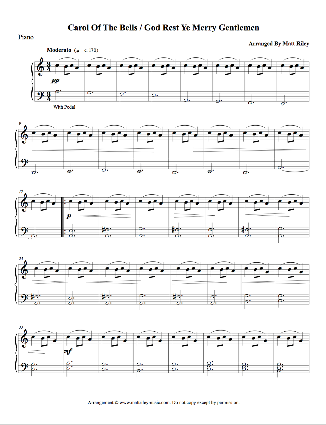 Piano page 1 preview
