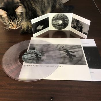 Vivien with the "Waiting For A Voice" vinyl and CD (2020)
