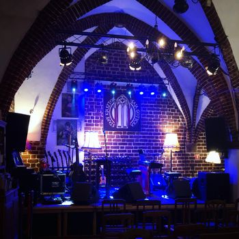 Soundcheck in an old monastery in Wroclaw, Poland (2019)
