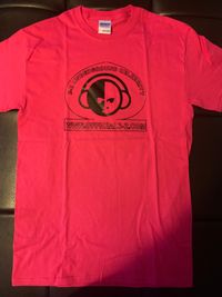 Underground Celebrity Pink Shirt/Black Letters