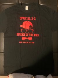 Revenge of the Nerd T-Shirt Black/Red Letters
