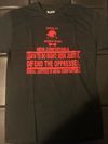 Revenge of the Nerd Neva Comfortable T-Shirt Black/Red Letters