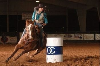 Question Mark by our stallion Play Me Royal -Barrel Racing with TJ Nash

