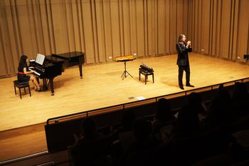 Recital at National Taiwan University of Arts, Taipei Taiwan
