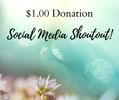 $1.00 donation with Social Media Shoutout
