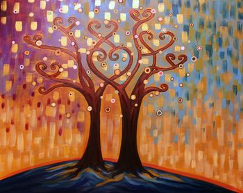 "Love Trees" 24'' x 30'' Acrylic on canvas Sold
