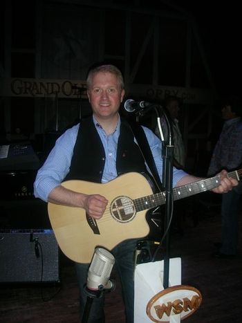 Colin appearing at the Grand Ole Opry Saturday 3rd July 2010
