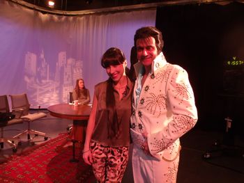 PATRICK WITH MARIANA THE CO-HOST OF THE VINNY VELLA SHOW
