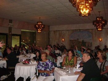 What a night at Luciano's Saturday Sept 15th. Not an empty seat in the house.
