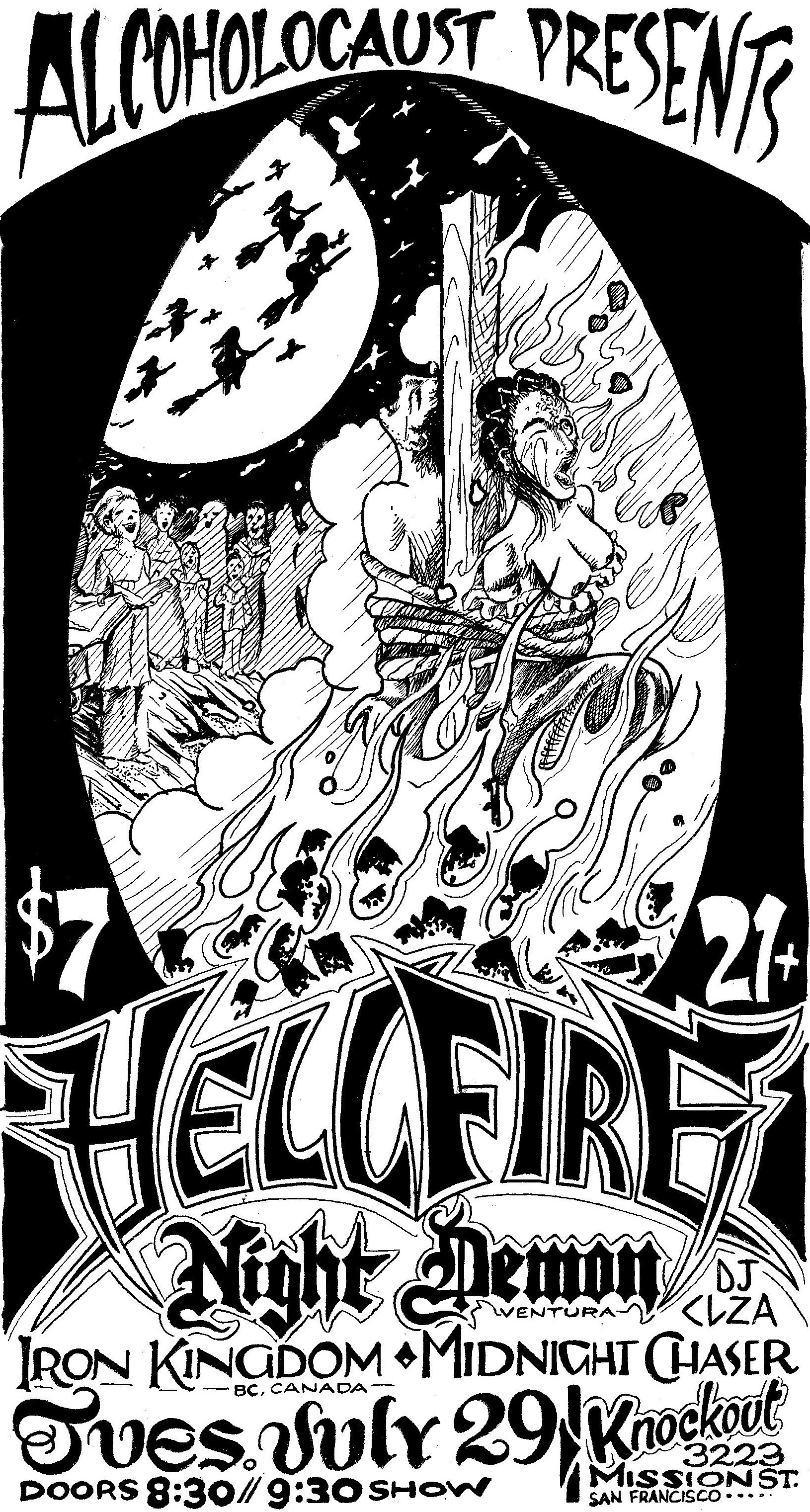 nd knockout flyer sf 07 29 14 Warriors of The West Tour! | Cirith Ungol Online
