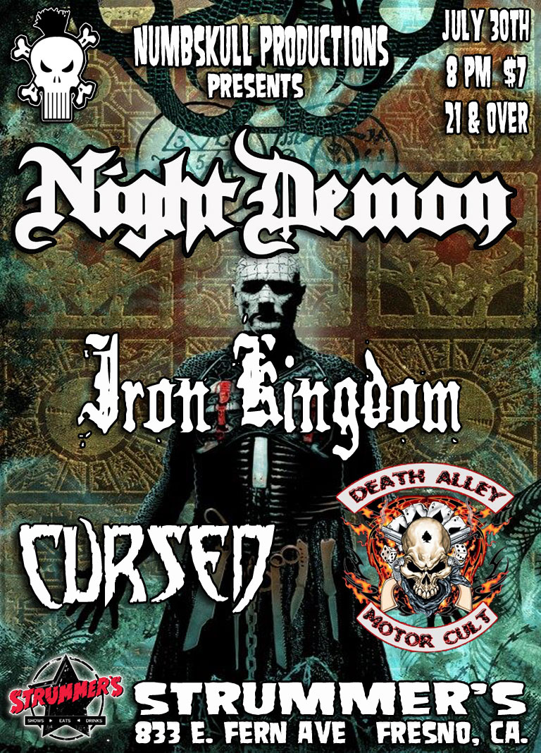 nd strummers flyer 07 30 14 Warriors of The West Tour! | Cirith Ungol Online