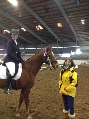 Laura, Tabasco, & Marie.  HDS Schooling Show Champions 2013 - Training Level Open!