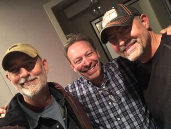 Rod Riley, Buddy Hyatt and JM after tracking "That's Just Jessie"
