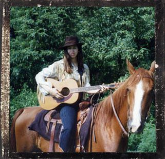 Mean Mary (Mary James) and Apache--horseback music
