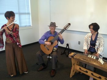 Performing at Sunnyside Library, Clackamas, Oregon
