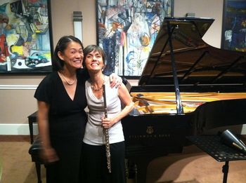 With Karen Lam after Sherman Clay Pianos concert
