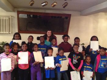 RYB workshop for a wonderful group of Girl Scouts in Brooklyn! November 10, 2012; Brooklyn, NY.
