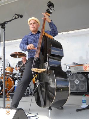 Tommy Kelley on upright bass.