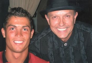 With fellow Madeira Island compatriot, Cristiano Ronaldo, World Soccer Player of the year!
