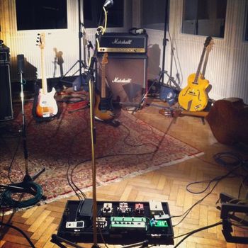 Quist setup at Abbey Road Studios, 2012
