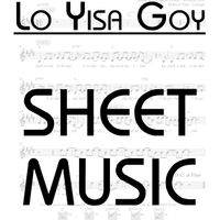 Lo Yisa Goy Sheet Music