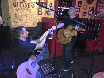 Nervous Rex Acoustic Duo with the great Pete Scafidi sitting in @ Baker St Pub Rice Village

