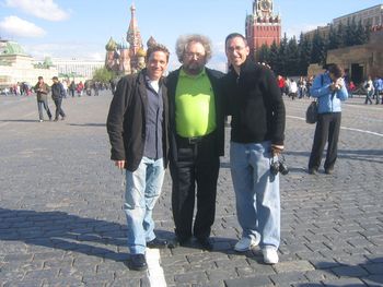 Dave Koz, Sergey, Brian Simpson, Moscow 2005
