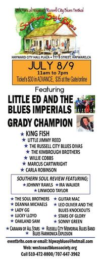18th Annual Hayward/Russell City Blues Festival