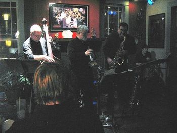 The Art Deco Quartet at Cafe Django in Bloomington, IN.
