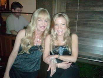 With my sweet friend and Fleetwood Mac bg singer, Jana Anderson

