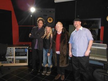 With Kevin Bowe and Peter Asher in Master Mix!
