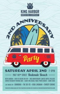 Redondo Beach, CA - King Harbor Brewing Co. 2nd Anniversary Party!