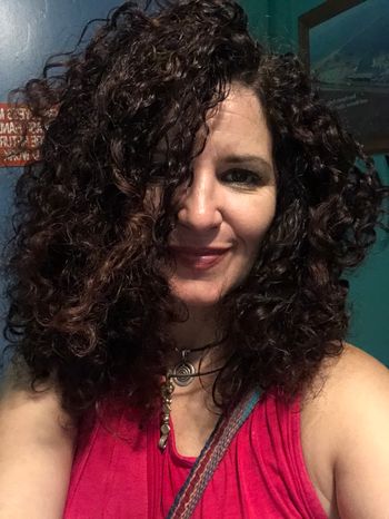Hair do compliments of the humid sea air in South Padre Island, TX.
